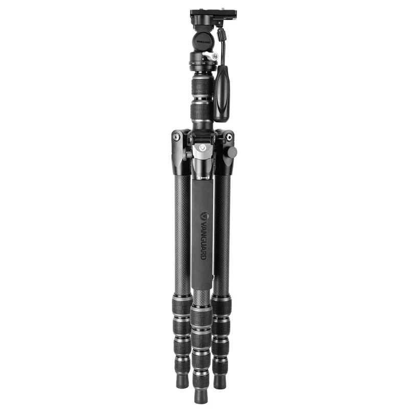 Vanguard Veo 3T 265HCP - Trípode de viaje de carbono, rótula de paneo