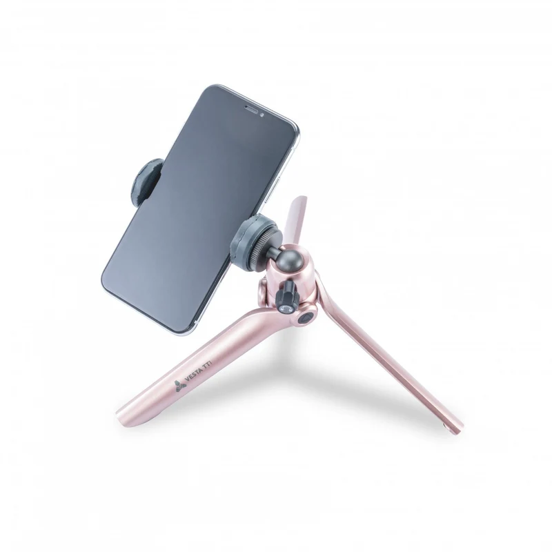 Vanguard Vesta TT1 ROSE - Mini-trípode para cámara y móvil