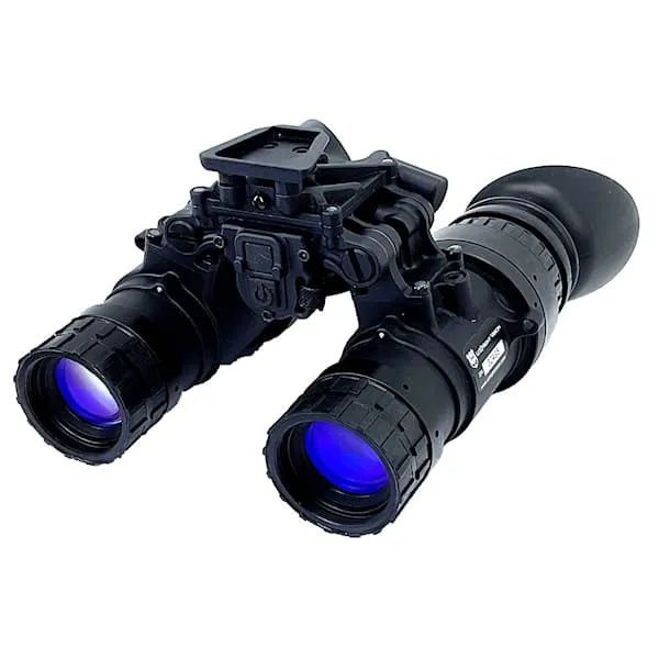 US Night Vision ARNVG Dual Tube Goggle - Gen 3 Auto-Gated Articulating Housing - White Phosphor