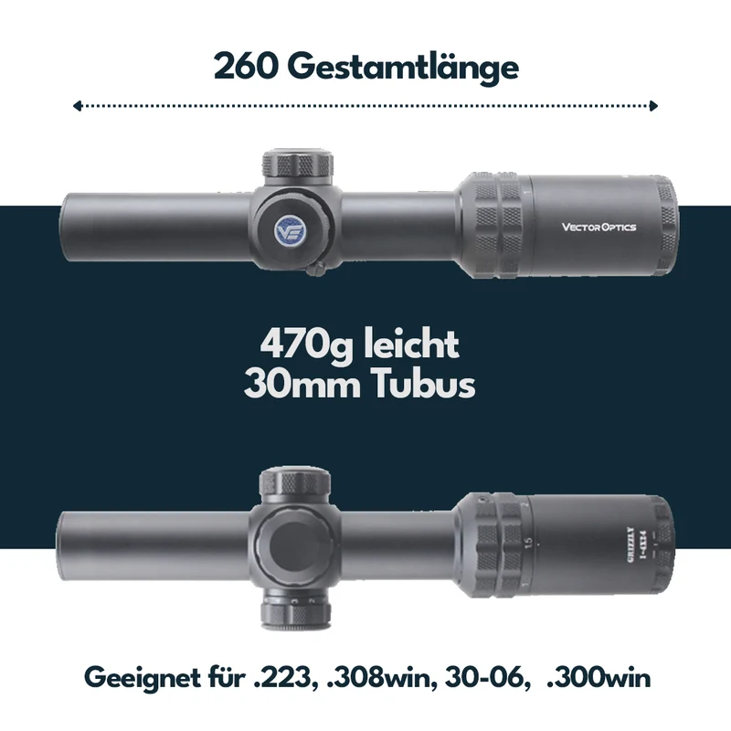 Vector Optics SCOC-41 Grizzly 1-4x24