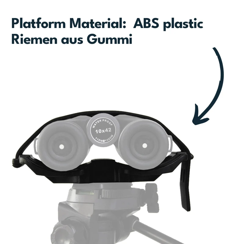 Vector Optics RSBR-01 Fernglasbefestigung für Zwei- bzw. Dreibein in Schwarz