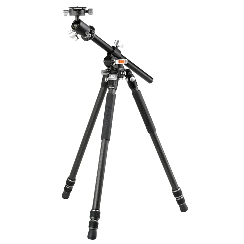 Vanguard Veo 3+ 263CB160S - Trípode de fibra de carbono, rótula de bola y columna central multiángulo