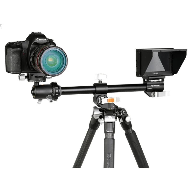 Vanguard Veo 3+ 263CB160S - Trípode de fibra de carbono, rótula de bola y columna central multiángulo