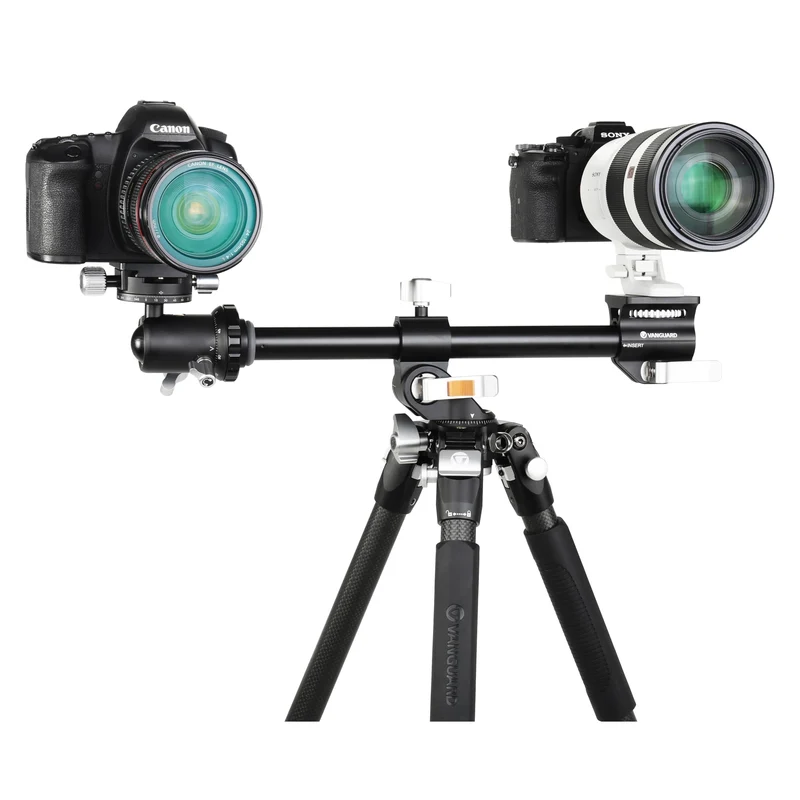 Vanguard Veo 3+ 263CB160S - Trípode de fibra de carbono, rótula de bola y columna central multiángulo
