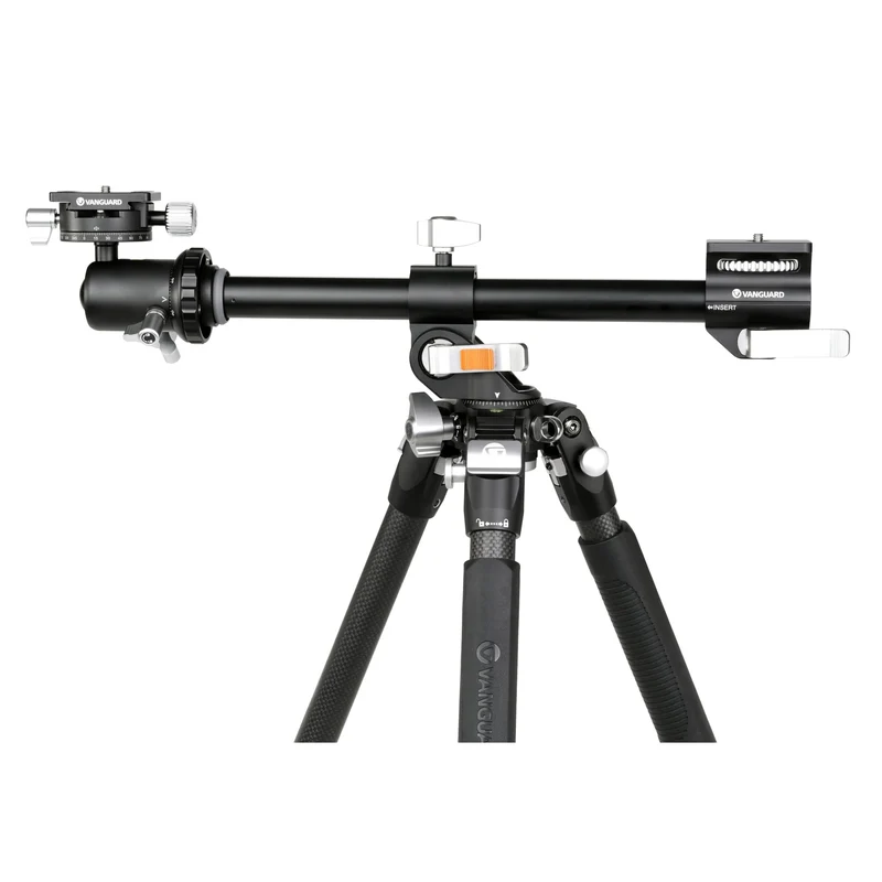 Vanguard Veo 3+ 263CB160S - Trípode de fibra de carbono, rótula de bola y columna central multiángulo