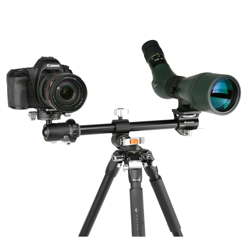 Vanguard Veo 3+ 263AB160S - Trípode de aluminio, rótula de bola y columna central multiángulo