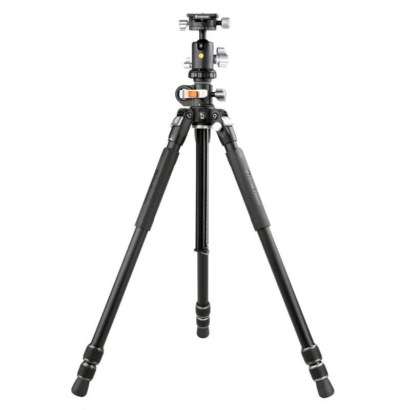 Vanguard Veo 3+ 263AB160S - Trípode de aluminio, rótula de bola y columna central multiángulo