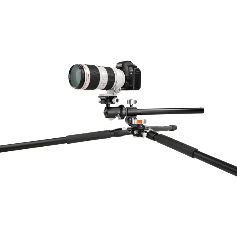 Vanguard Veo 3+ 263AB160S - Trípode de aluminio, rótula de bola y columna central multiángulo