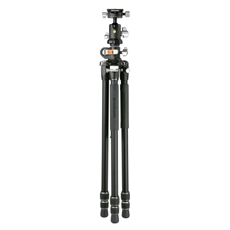 Vanguard Veo 3+ 263AB160S - Trípode de aluminio, rótula de bola y columna central multiángulo