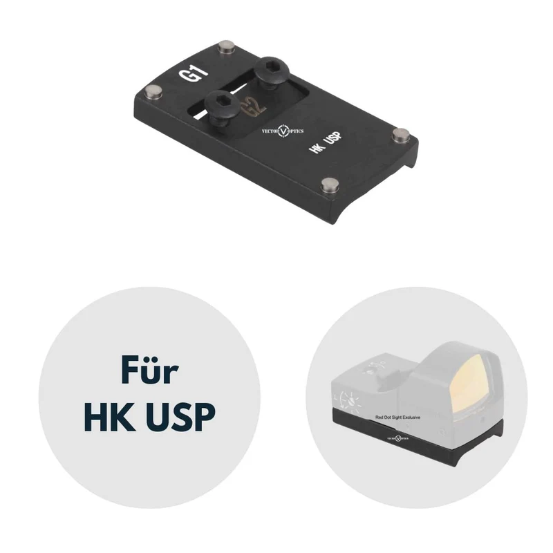 Vector Optics SCRDM-07 HK USP Montage für Reflexvisiere mit TEK (Docter Sight) Footprint