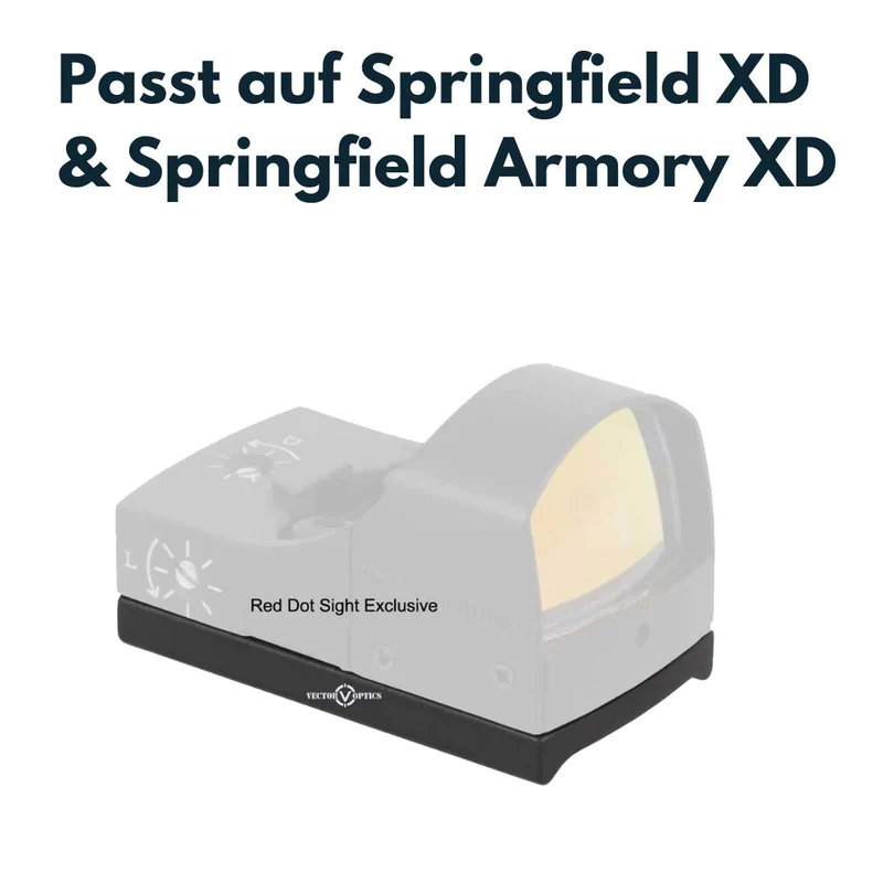 Vector Optics SCRDM-05 Springfield XD Montage für Reflexvisiere mit TEK (Docter Sight) Footprint