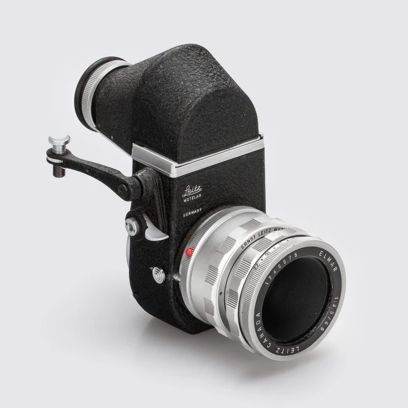 Elmar 3.5/65mm Chrome + VISOFLEX II