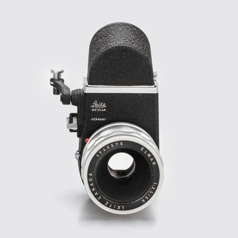 Elmar 3.5/65mm Chrome + VISOFLEX II