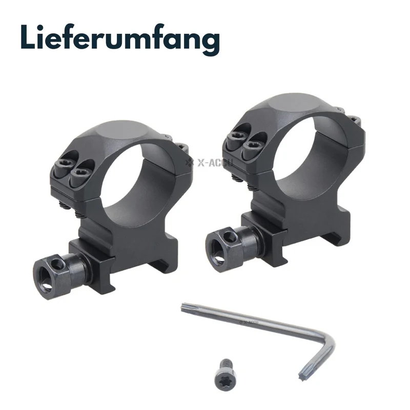 Vector Optics XASR-2501 X-Accu Montage für 25,4mm Tubus, 21mm Picatinny, h=25,4mm