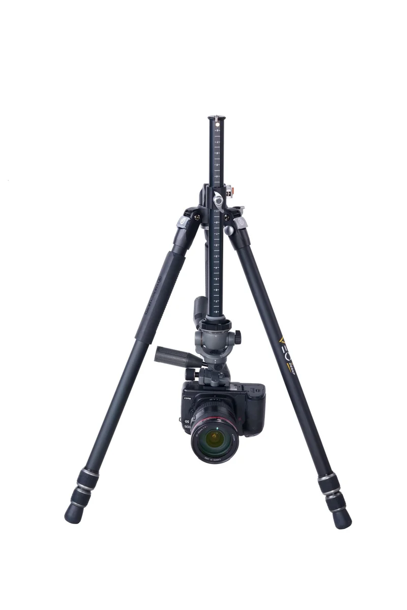 Vanguard Veo 3+ 263AP - Trípode de aluminio, rótula de 3 vías y columna central multiángulo