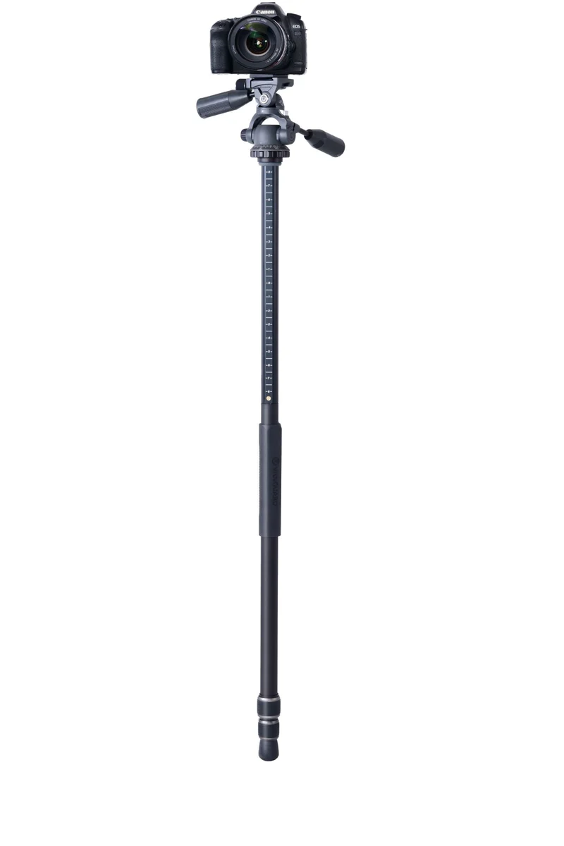 Vanguard Veo 3+ 263AP - Trípode de aluminio, rótula de 3 vías y columna central multiángulo