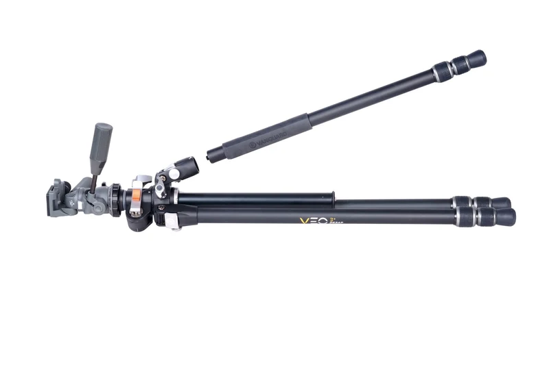 Vanguard Veo 3+ 263AP - Trípode de aluminio, rótula de 3 vías y columna central multiángulo