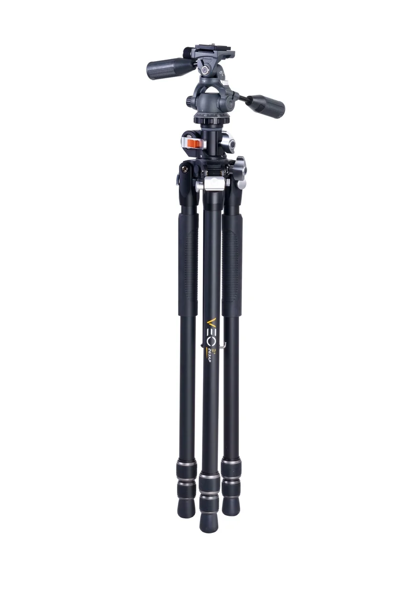 Vanguard Veo 3+ 263AP - Trípode de aluminio, rótula de 3 vías y columna central multiángulo
