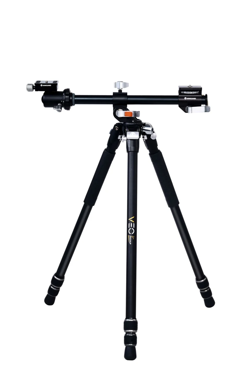 Vanguard Veo 3+ 263AB - Trípode de aluminio, rótula de bola y columna central multiángulo