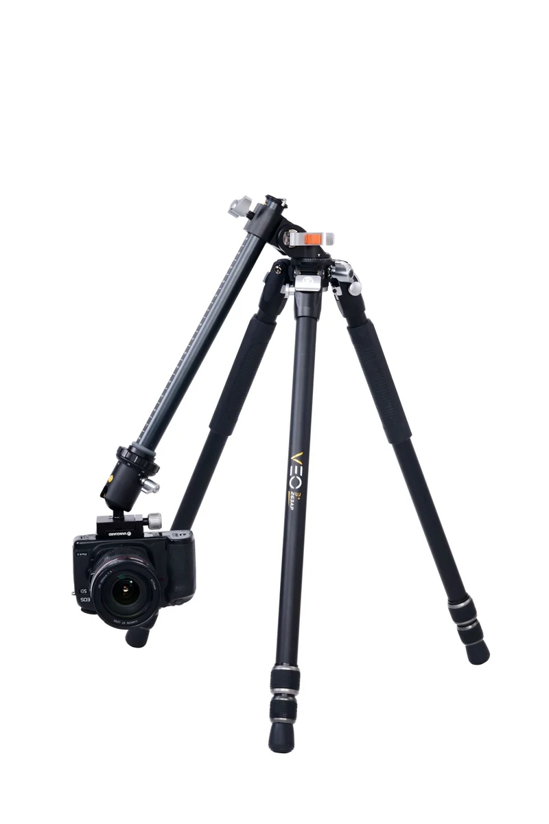 Vanguard Veo 3+ 263AB - Trípode de aluminio, rótula de bola y columna central multiángulo