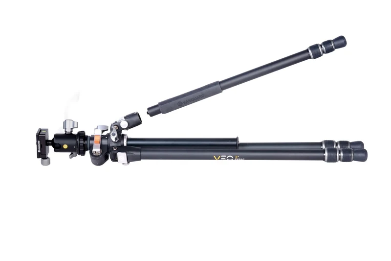 Vanguard Veo 3+ 263AB - Trípode de aluminio, rótula de bola y columna central multiángulo