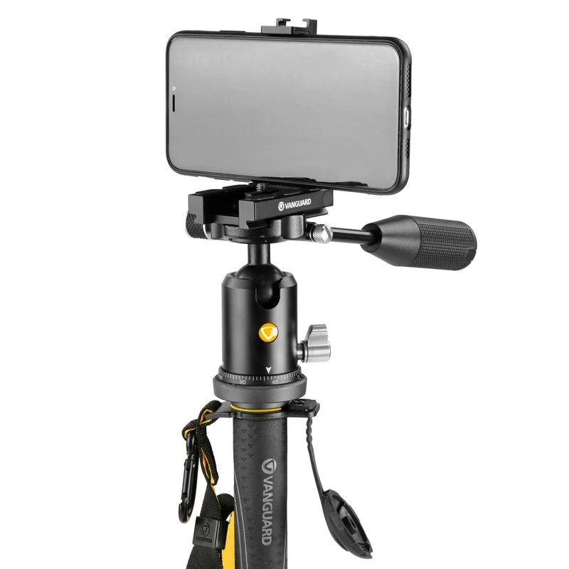 Vanguard Veo 2S AM-234TBP50T - Monopie de aluminio con pie retráctil, rótula de bola