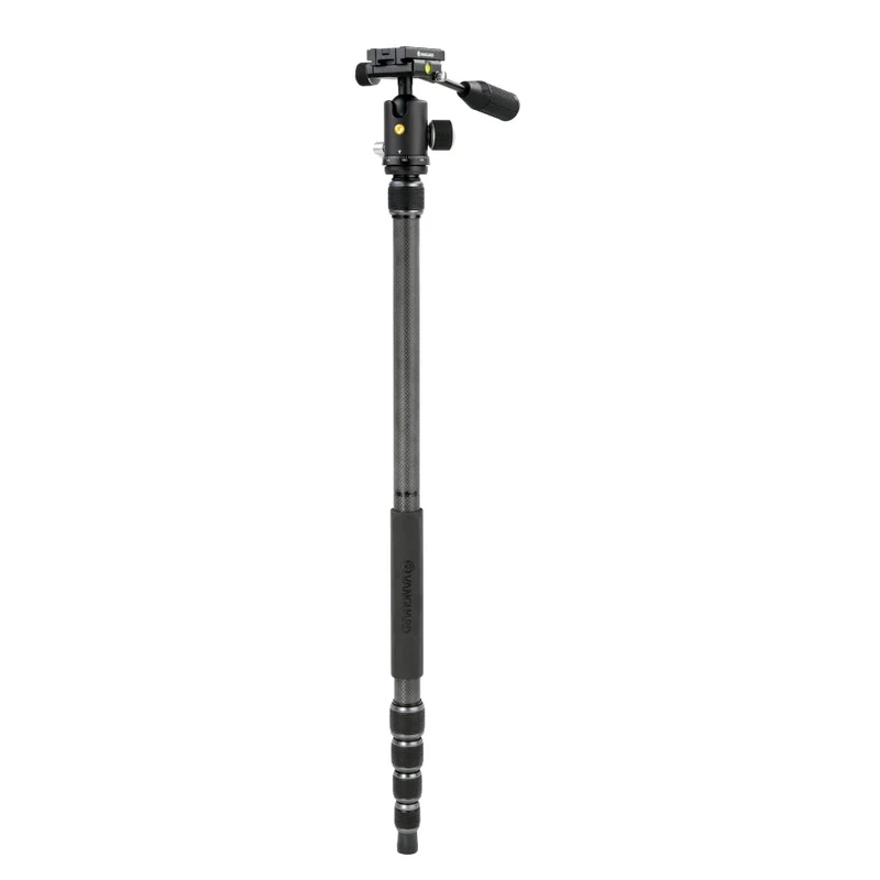Vanguard Veo 3T 235CP - Trípode de viaje de carbono, rótula de paneo