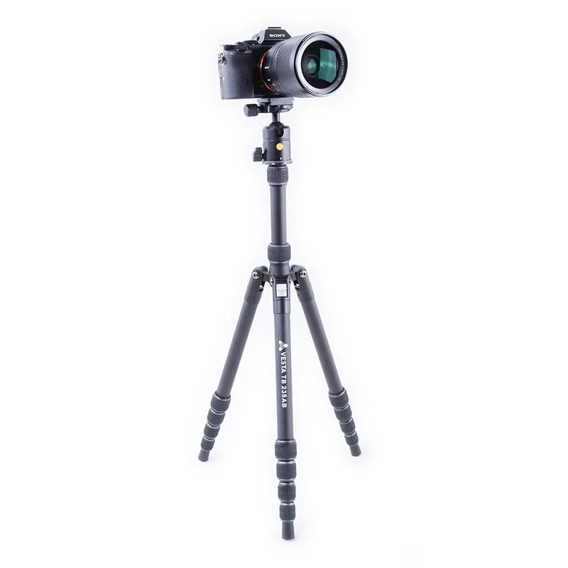 Vanguard Vesta TB 235AB - Trípode de viaje de aluminio