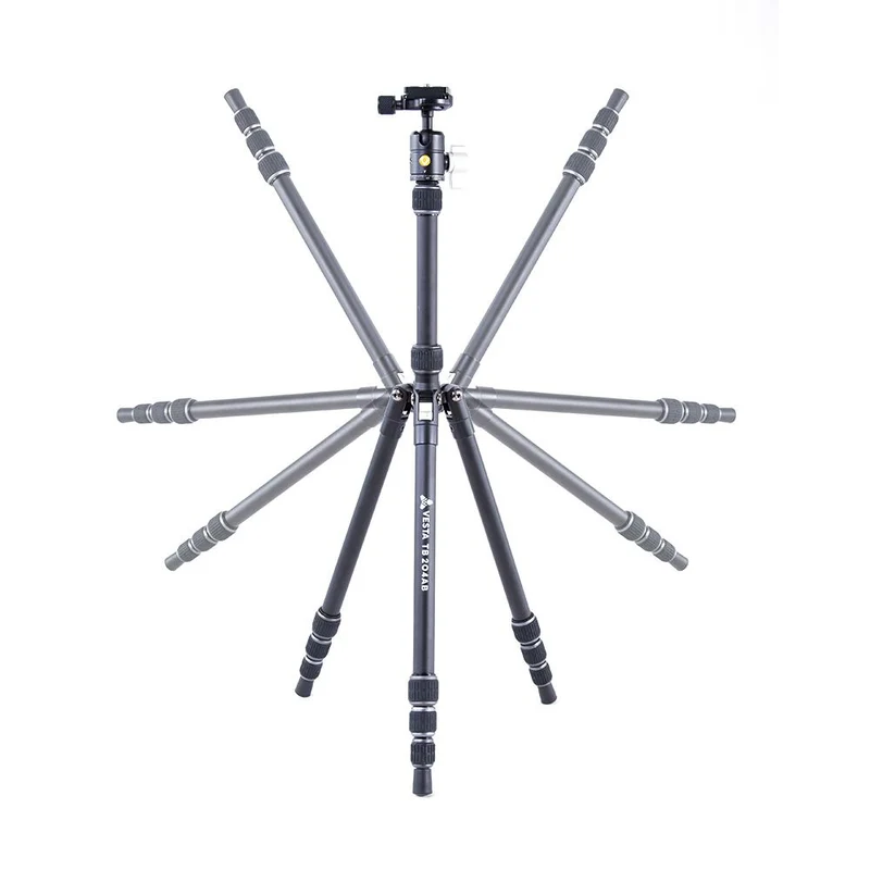 Vanguard Vesta TB 204AB - Trípode de viaje de aluminio