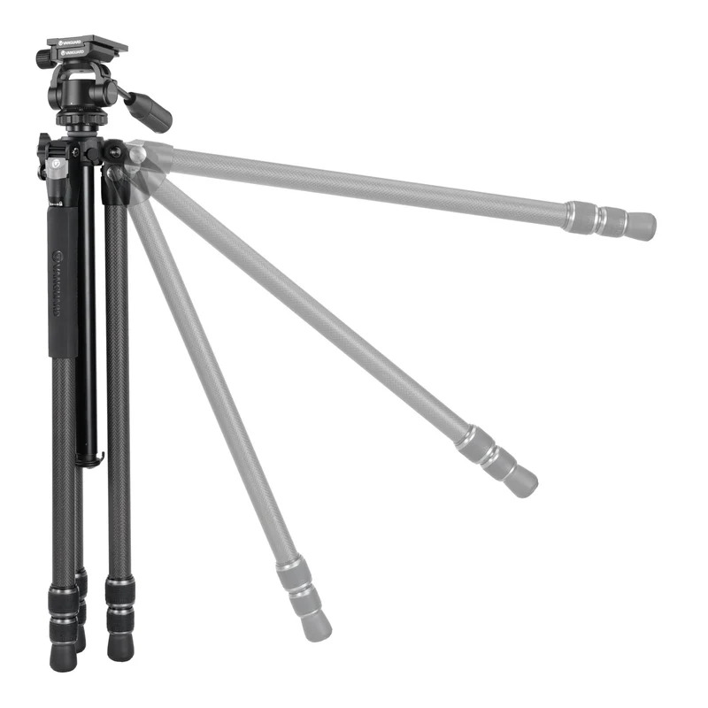 Vanguard Veo 3 263CO - Trípode de aluminio, rótula de observación