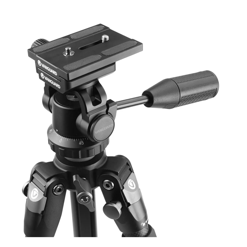 Vanguard Veo 3 263CO - Trípode de aluminio, rótula de observación