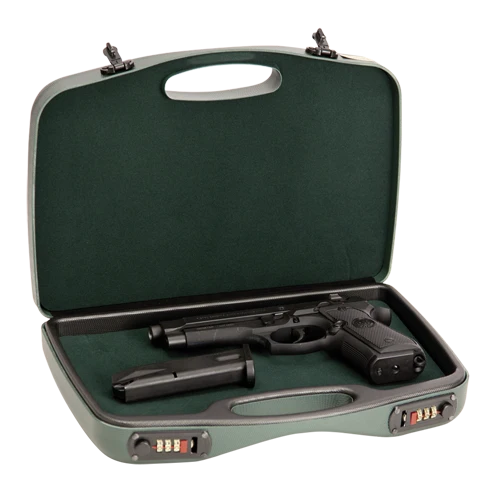 Pistolenkoffer aus ABS-Kunststoff, Pist.Kof. 32x19x7, grün V