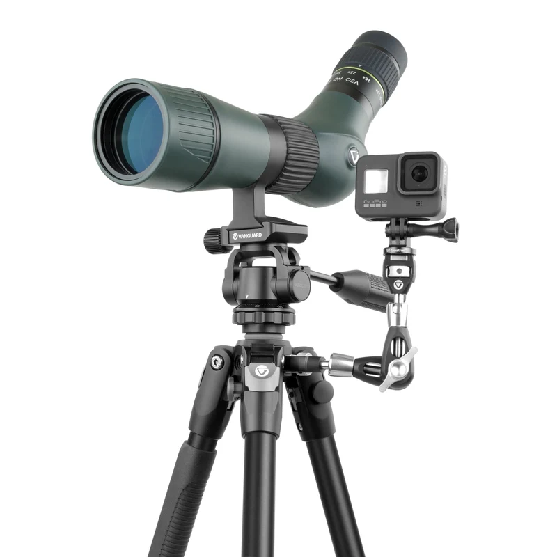 Vanguard Veo 3 233AO - Trípode de aluminio, rótula de observación