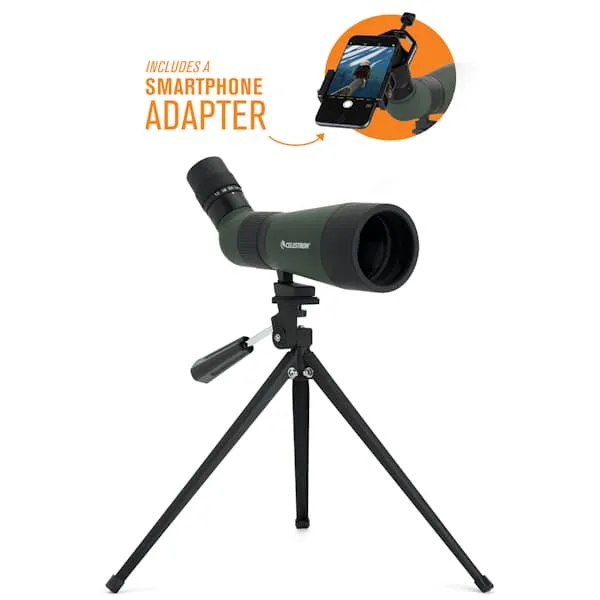 Celestron LandScout 12-36x60 Spotting Scope with Smartphone Adapter