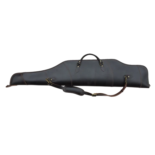 Deerland Exklusives Gewehrfutteral – Leder, dunkelbraun