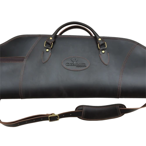 Deerland Exklusives Gewehrfutteral – Leder, dunkelbraun