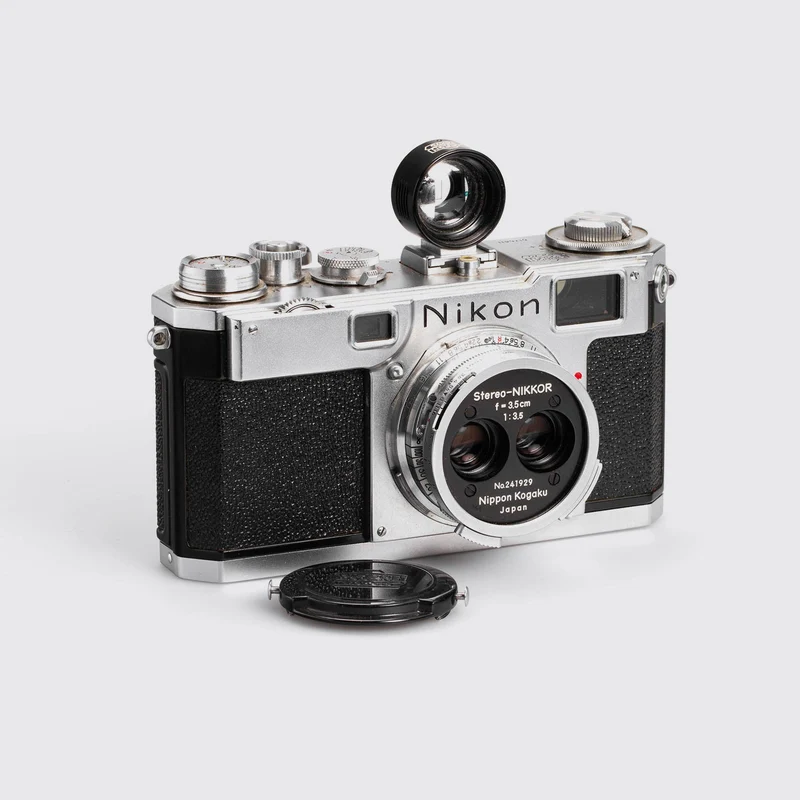S3 Chrome + Stereo-Nikkor 3.5/3.5cm