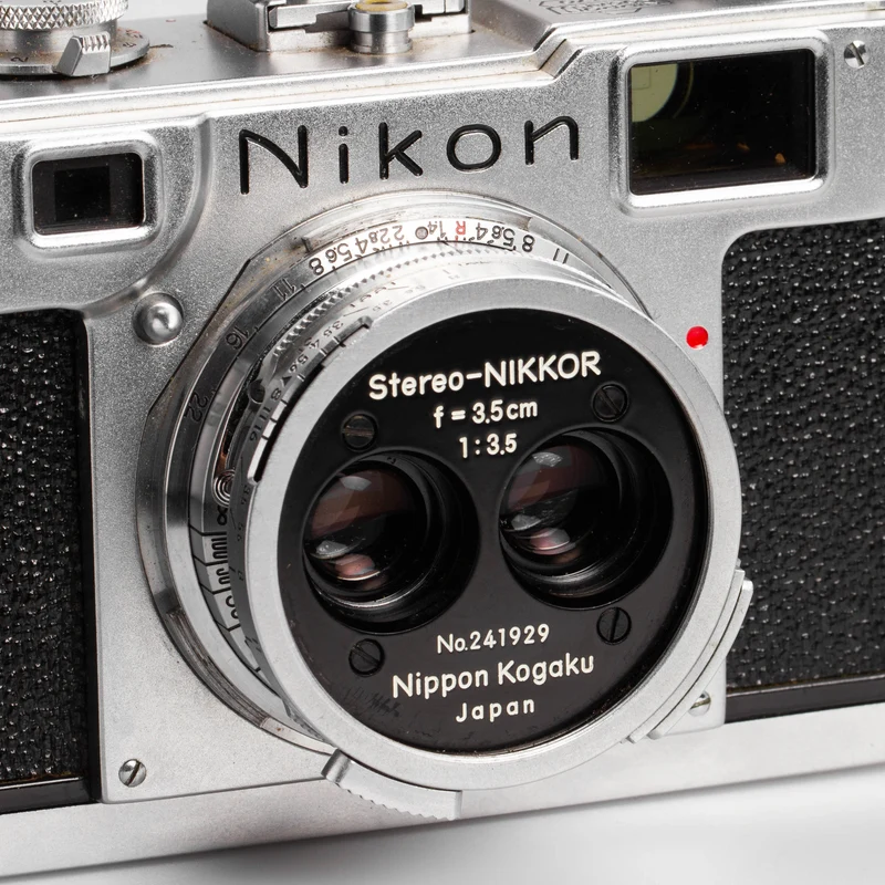S3 Chrome + Stereo-Nikkor 3.5/3.5cm