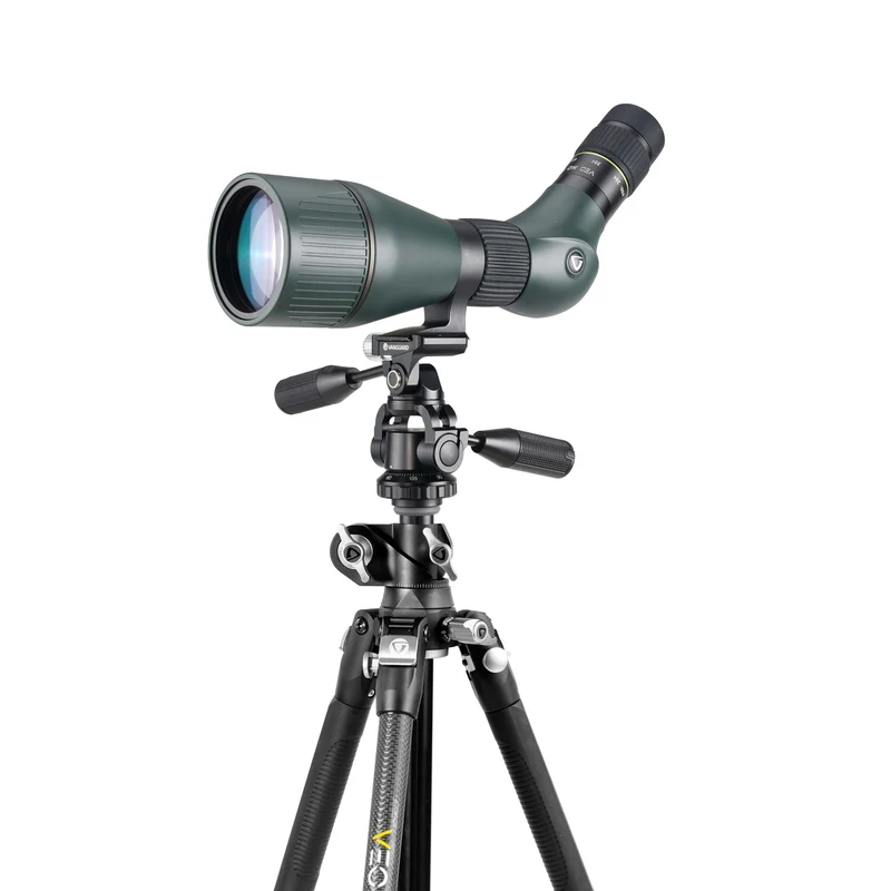Vanguard Veo 3T+ 264CPS - Trípode de fibra de carbono, rótula de 3 vías y columna descentrable