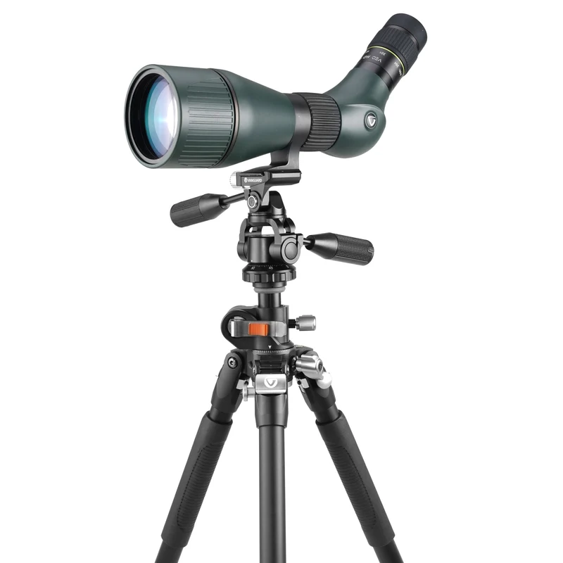 Vanguard Veo 3+ 263APS - Trípode de aluminio, rótula de 3 vías y columna descentrable