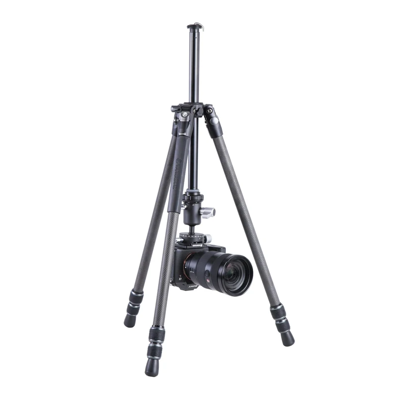 Vanguard Veo 3 263CB - Trípode de fibra de carbono, rótula de bola de doble eje