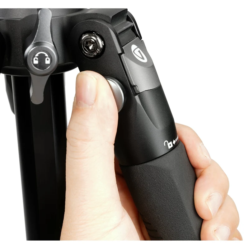 Vanguard Veo 3 263CB - Trípode de fibra de carbono, rótula de bola de doble eje