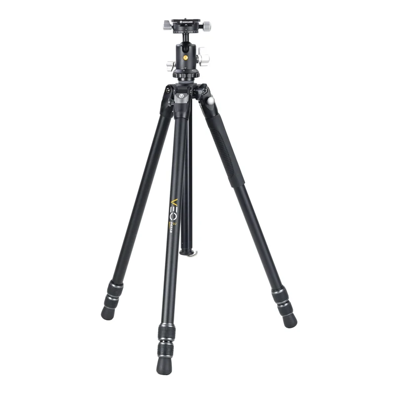 Vanguard Veo 3 263AB - Trípode de aluminio, rótula de bola de doble eje