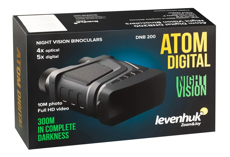 Prismáticos de visión nocturna Levenhuk Atom Digital DNB200