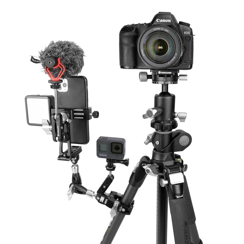 Vanguard Veo CP-46 KIT - Pinza, Brazo y Adaptador Smartphone