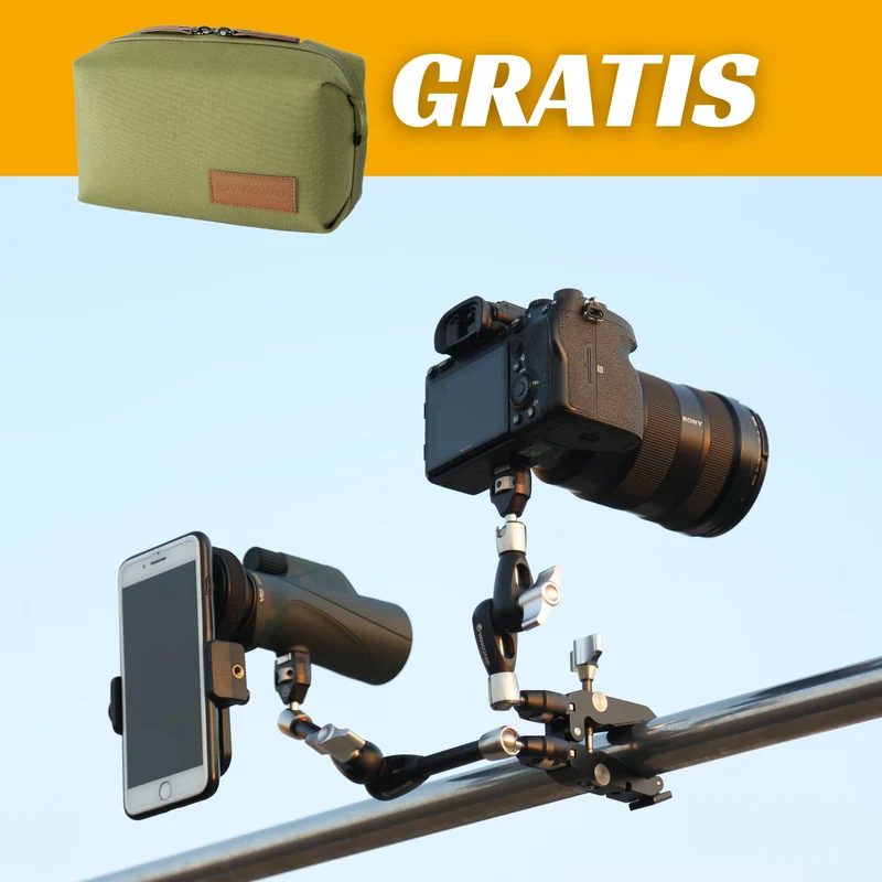 Vanguard Veo CP-46 KIT - Pinza, Brazo y Adaptador Smartphone
