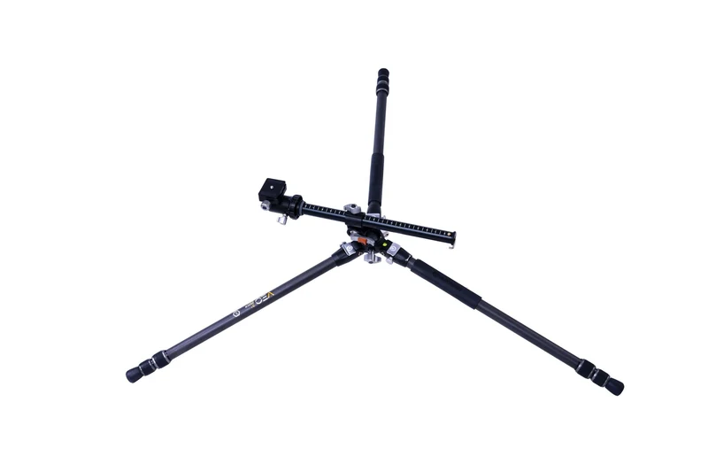 Vanguard Veo 3+ 263CB - Trípode de fibra de carbono, rótula de bola y columna central multiángulo