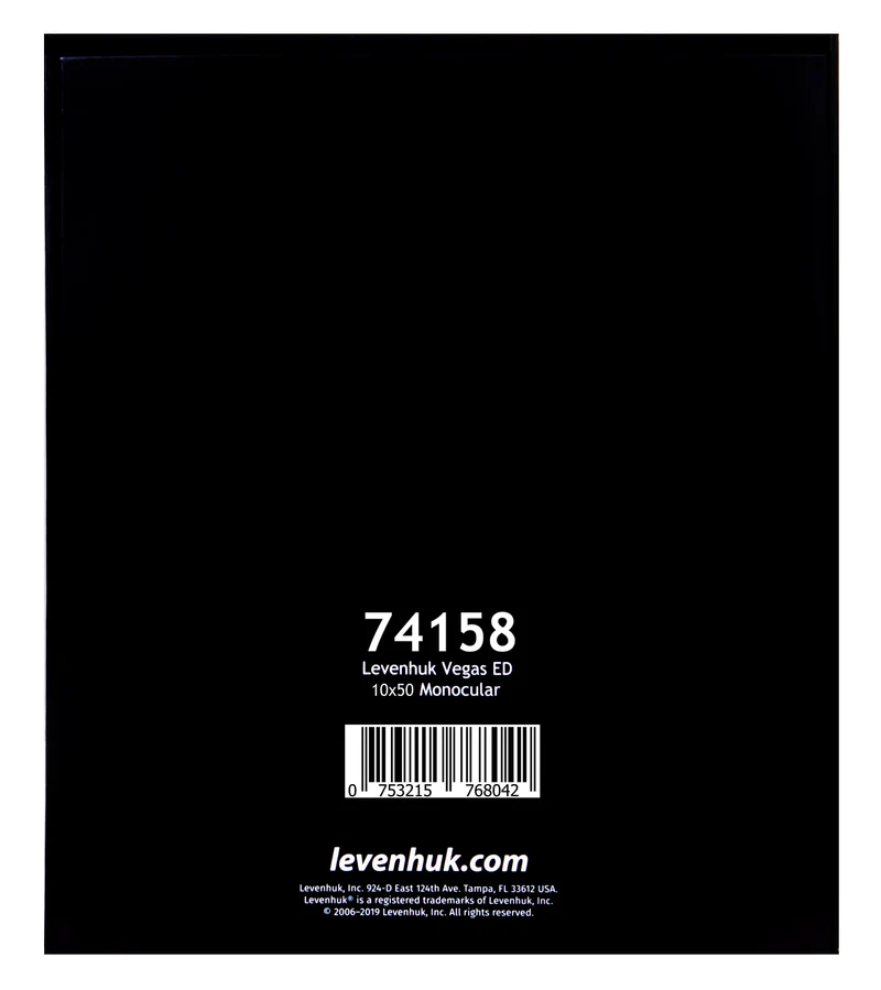 Monocular Levenhuk Vegas ED 10x50