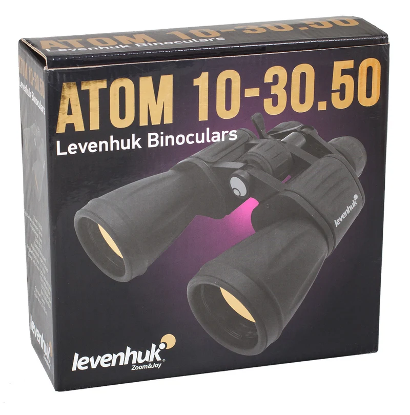 Prismáticos Levenhuk Atom 10–30x50