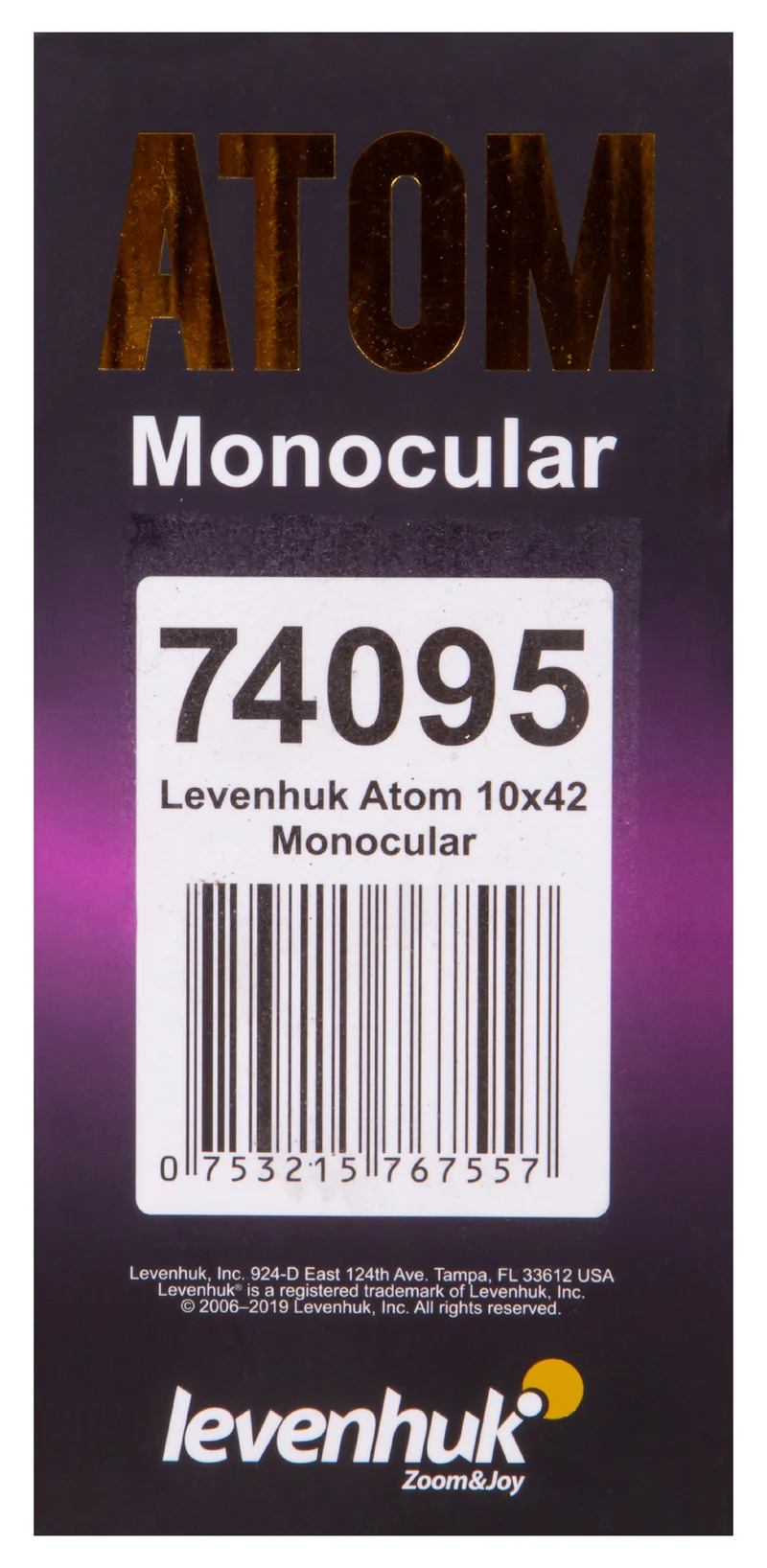 Monocular Levenhuk Atom 10x42